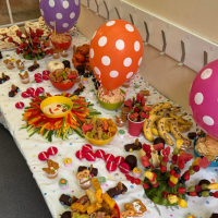 Birthday Party Food Spread